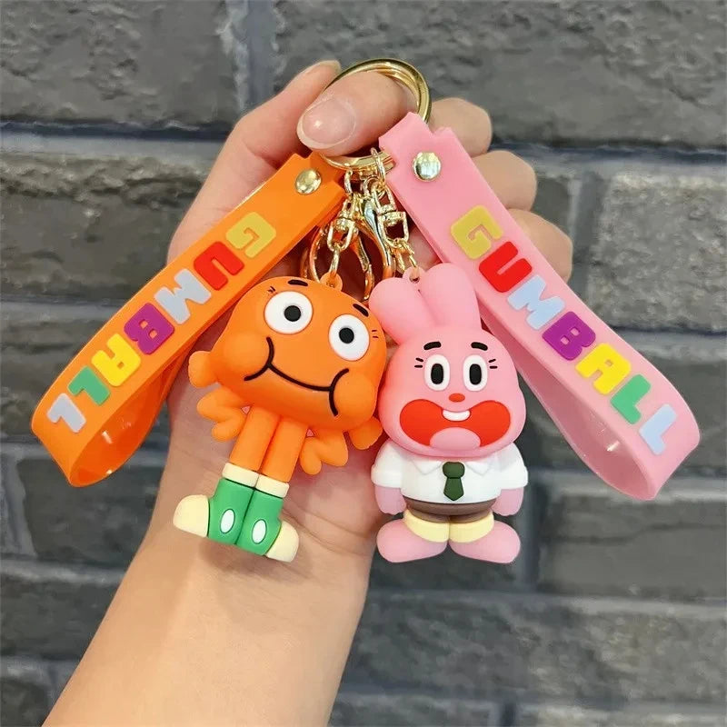 Wholesale Cartoon Game Action The Amazing World of Gumball keychain Doll Model Toy The Amazing World of Gumball keychain - ihavepaws.com