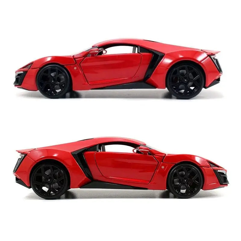 1:24 Lykan Hypersport Alloy Sport Car Model Diecast Metal SuperCar Racing Car Model High Simulation Collection Children Toy Gift - IHavePaws