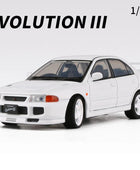 1:32 Mitsubishis Lancer Evo X 3 Alloy Car Model Diecast Metal Toy Vehicles Car Model Simulation Sound Light Collection Kids Gift White - IHavePaws