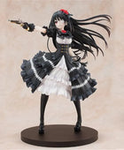 Anime DATE A LIVE Tokisaki Kurumi Action Figure White Hair Gueen Figure Model Doll Black about 23cm - IHavePaws
