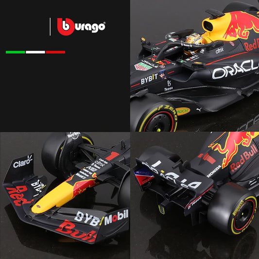 Bburago 1:24 2022 Red Bull RB18 Vesta Pan Perez Car # 1 # 11 Alloy Car Model Formula One Die Casting Model - IHavePaws