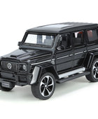 1:32 G63 G65 SUV Alloy Car Model Diecasts Metal Off-road Vehicles Car Model Simulation Sound and Light Collection kids Toys Gift Black - IHavePaws