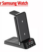 Cy4 in 1 Wireless Charger - Fast Charging Dock Station Black For Samsung - IHavePaws