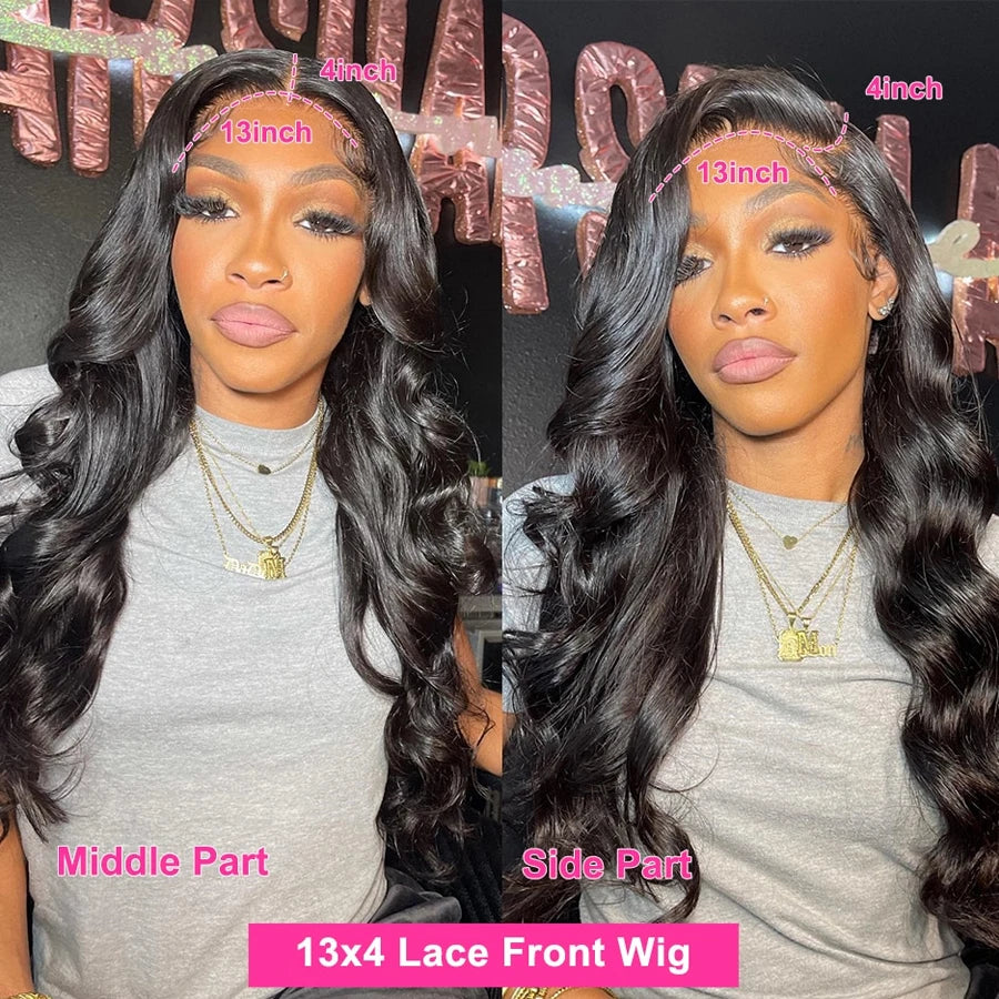 Body Wave 13x4 13x6 Lace Frontal Wig 5x5 6x4 Glueless Wig Transparent Lace Front Human Hair Wigs For Women Brazilian Remy Hair