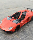 1:24 Aventador J 700J Alloy Sports Car Model Diecasts Metal Toy Race Vehicles Car Model High Simulation Collection Kids Toy Gift Orange - IHavePaws