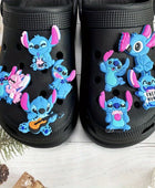 8-Piece Disney Stitch Shoe Charm Set - Adorable & Waterproof Detachable Ornaments for Fashionable Decor Ideal Birthday Gift Idea - ihavepaws.com