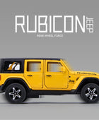 1:32 Jeep Wrangler Rubicon Alloy Car Model Diecasts Metal Off-road Vehicles Car Model Simulation Sound and Light Kids Toys Gift - IHavePaws