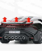 1:32 Bugatti Lavoiturenoire Alloy Sports Car Model Diecast & Toy Vehicles Metal Race Car Model Simulation Sound Light Kids Gifts - IHavePaws