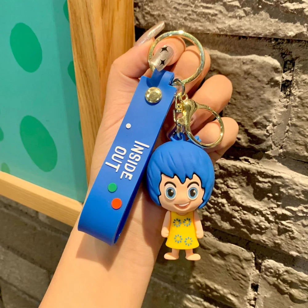 3D Anime Figures Doll Brain Agent Team INSIDE OUT Cartoon Keychain Car Keychain Ring Pendant Animation Action Figure Small Gift style 3 / CHINA - ihavepaws.com