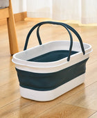 Portable Mop Bucket Foldable Laundry Basket With Wheel 45cm 1 - IHavePaws