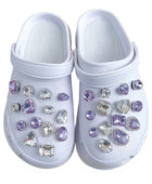 Shoe Charms for Crocs DIY Rhinestone Decoration Buckle for Croc Shoe Charm Accessories Kids Party Girls Gift A - IHavePaws