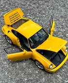 Almost real 1/18 RUF CTR Anniversary Edition 2017 Model Yellow Bird car model Send a friend a personal collection of metal - IHavePaws