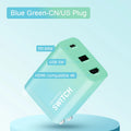 Blue green-US plug