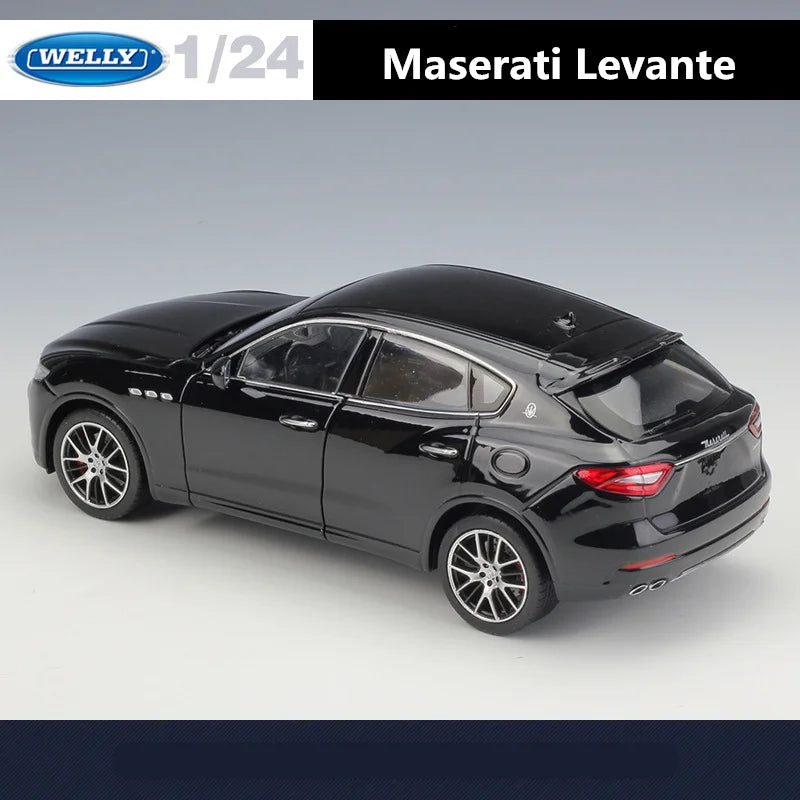 WELLY 1:24 Maserati Levante SUV Alloy Car Model Diecasts Metal Vehicles Car Model High Simulation Collection Childrens Toy Gifts - IHavePaws