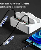 Quick Charge USB Charger Adapter Wireless Charger Charging Station QC PD Fast Charger For iPhone 13 12 11 Samsung Huawei Xiaomi