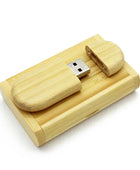 USB Flash Drive 128GB Memory Stick 2.0 Wooden Free Logo Personal Customized Pendrive 4GB 8GB 16GB 32GB 64GB Wedding Gift Bamboo With box / 4GB - IHavePaws