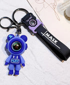 Cartoon Lightning Bear Keychain Cute Astronaut Bear Doll Keyring Bag Pendant Couple Car Keyholder Creative Bag Charm Accessories style 2 / CHINA - ihavepaws.com