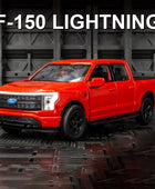 1:36 Ford Raptor F150 Pickup Alloy New Energy Car Model Diecast Metal Toy Off-road Vehicles Car Model Sound and Light Kids Gifts No Charging Red - IHavePaws