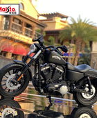 Maisto 1:12 Harley 2014 Sportster Iron 883 Alloy Motorcycle Model Simulation - IHavePaws