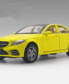 1/32 C260 L C-Class Alloy Car Model Diecasts Metal Vehicles Simulation Toy Car Model Sound and Light Collection Childrens Gifts Yellow - IHavePaws