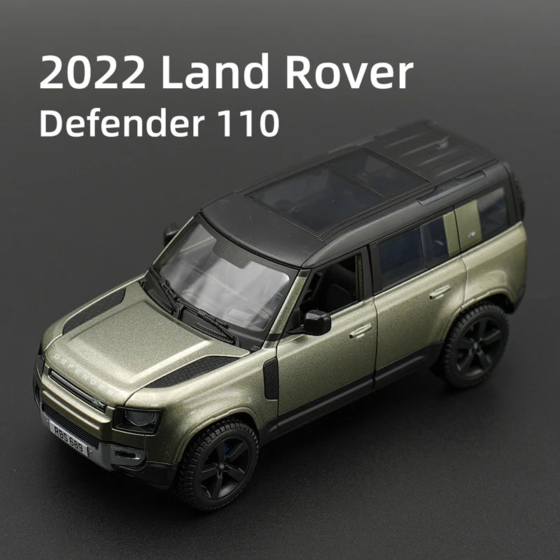 Bburago 1:24 Land Rover Defender 110 SUV Alloy Car Model Diecast Metal Off-road Vehicles Car Model Simulation Childrens Toy Gift Green - IHavePaws