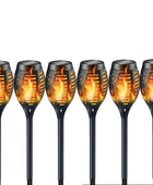1/2/4/6/8/10Pcs Solar Flame Torch Lights for Garden 6Pcs - ihavepaws.com