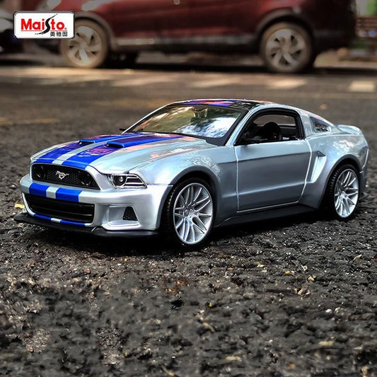 Maisto 1:24 Ford Mustang GT Street Racer Alloy Sports Car Model Diecast Metal Race Car Model Simulation Collection Kids Toy Gift - IHavePaws