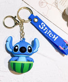 Creative Cartoon 3d Silicone Stitch Pendant Keychain for Women Men Teens Backpack Bag Car Keys Accessories Gifts SDZ 31 - ihavepaws.com