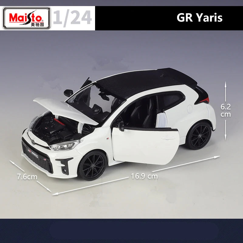 Maisto 1/24 Toyota GR Yaris SUV Alloy Car Model Diecasts Metal Toy Car Vehicles Model High Simulation Collection Childrens Gifts