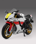 1:12 YZF-R1M Alloy Racing Motorcycle Model Diecasts Street Cross-Country Motorcycle Model Simulation YZFR1 white - IHavePaws