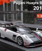 1:32 Pagani Huayra BC Alloy Sports Car Model Diecast Metal Toy Car Model Simulation Sound and Light Collection Children Toy Gift White - IHavePaws