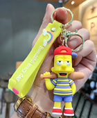 Cartoon Anime Simpson Keychain Pendant Sports Boy PVC Car Key Chain Ring Luggage Accessories Couple Gifts Children's Toys 04 - ihavepaws.com