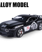 New 1:32 Mustang Shelby GT500 Alloy Sports Car Model Diecast Metal Racing Car Vehicles Model Simulation Collection Kids Toy Gift Black - IHavePaws