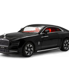 1:24 Rolls Royce Spectre Alloy New Energy Car Model Diecast Metal Luxy Car Charging Vehicle Model Sound and Light Kids Toy Gift Black - IHavePaws