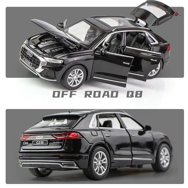 1:32 AUDI Q8 SUV Alloy Car Model Diecast Metal Vehicles Car Model Collection High Simulation - IHavePaws