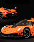 1:24 Koenigsegg Jesko Attack Alloy Racing Car Model Diecasts Metal Sports Car Vehicles Model Sound and Light Childrens Toys Gift - IHavePaws