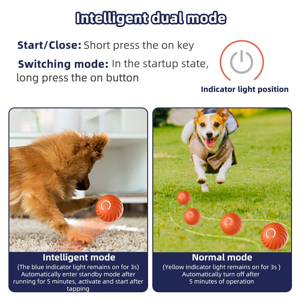 Smart Automatic Bouncing Dog Ball Toy - IHavePaws