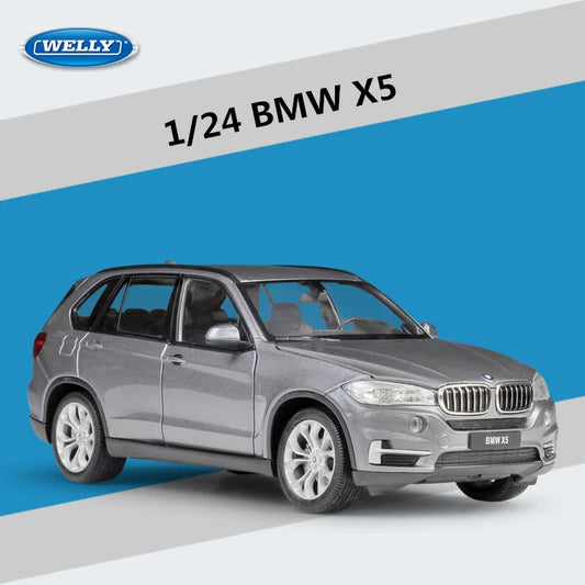 WELLY 1:24 BMW X5 SUV Alloy Car Model Diecast Metal Toy Off-road Vehicles Car Model Collection High Simulation Children Toy Gift - IHavePaws