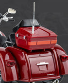 1:9 CVO Tri Glide Alloy Three wheel Cruise Travel Motorcycle Model Diecast Street Leisure Motorcycle Model Sound Light Kids Gift