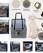 Dog car seat center console small pet car seat portable cat seat and dog travel bag fully removable and washable before - IHavePaws