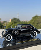1/43 Classical Old Car Alloy Car Model Diecasts Metal Vehicles Retro Vintage Car Model High Simulation Collection Childrens Gift A Original box - IHavePaws