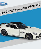 Welly 1:24 Mercedes Benz AMG GT R Alloy Sports Car Model Diecasts Metal Toy Racing Car Vehicles Model Simulation Childrens Gifts White - IHavePaws