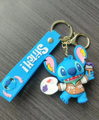 Anime Funny Stitch Keychain Cute Keychain PVC Pendant Men's and Women's Backpack Car Keychain Jewelry Accessories 29 - ihavepaws.com