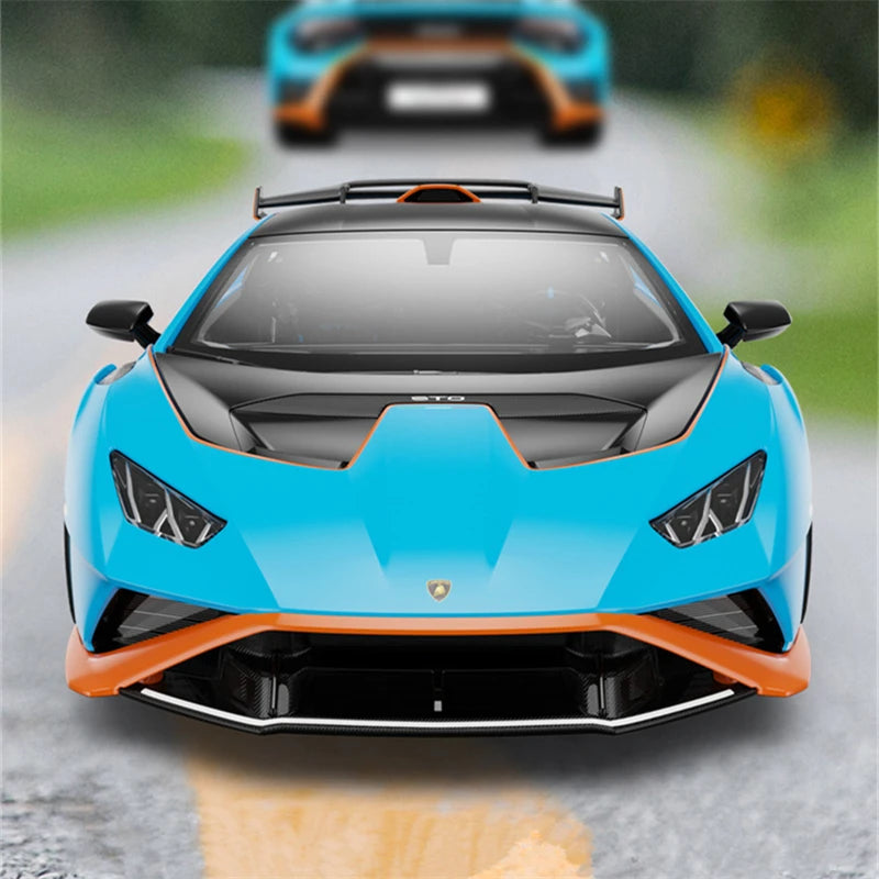 Large Size 1:18 HURACAN STO Alloy Sports Car Model Diecast Metal Toy Vehicles Car Model High Simulation Collection Kids Toy Gift