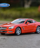 WELLY 1:24 Mercedes-Benz SL500 Alloy Sports Car Model Diecasts Metal Toy Racing Car Model High Simulation Collection Kids Gifts - IHavePaws
