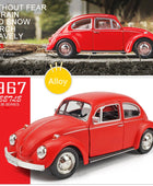 1:36 Beetle Alloy Classic Car Model Diecasts Metal Toy Vehicles Car Model Simulation Miniature Scale Collection Childrens Gifts Red - IHavePaws