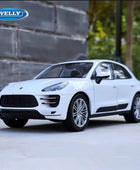 WELLY 1:24 Porsche Macan Turbo SUV Alloy Car Model Diecast Metal Vehicles Car Model High Simulation Collection Children Toy Gift - IHavePaws