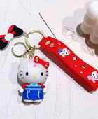 1PC Cute Sanrio Series Keychain For Men Colorful Keyring Accessories For Bag Key Purse Backpack Birthday Gifts SLO 26 - ihavepaws.com