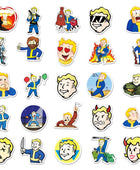 Cartoon Anime Game Fallout Stickers for Laptop Suitcase Stationery Waterproof Decals Album Graffiti Kids Toys Gifts - IHavePaws