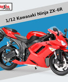 Maisto 1:12 Kawasaki Ninja ZX6R Alloy Sports Motorcycle Model Diecasts Metal Toy Street Racing Motorcycle Model - IHavePaws